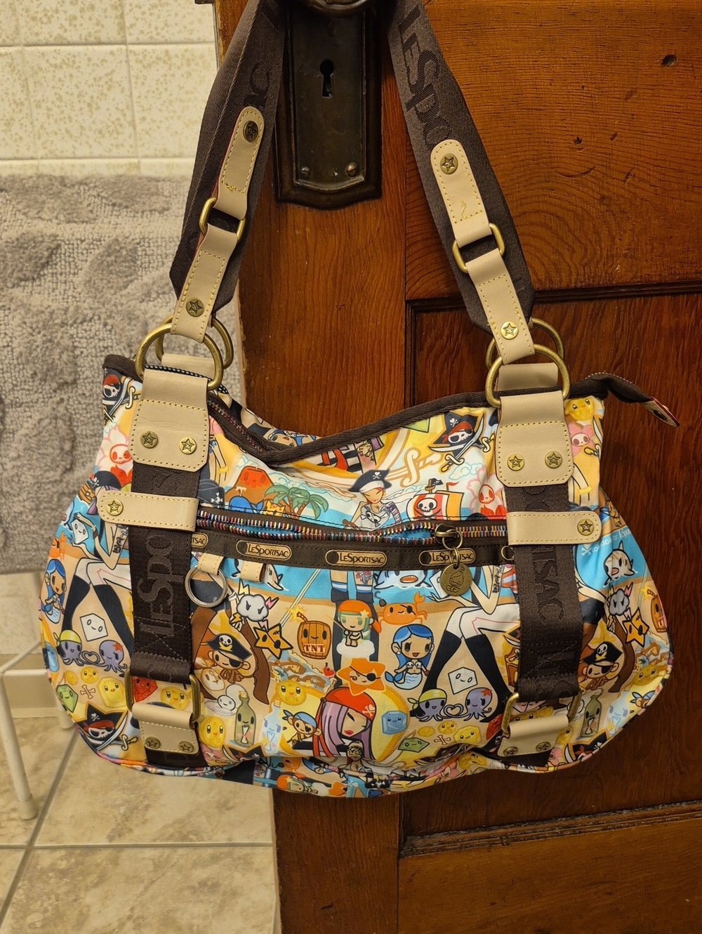 Tokidoki for LeSportsac Multicolor Graphic Print Shoulder Bag